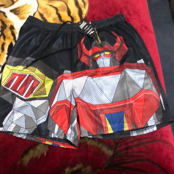 Chalk Line Shorts Xxl Chalk Line Power Rangers Megazord Mesh Shorts
